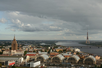 Cloudy Sky Over Riga.