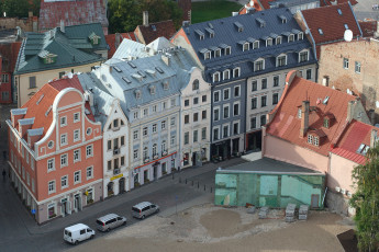 An Aerial View Of Riga.
