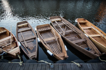 Klaipeda. Boats.