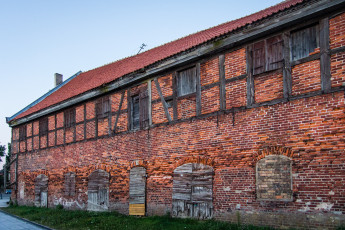 Klaipeda. Old Red Brick Warehouse.